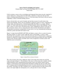 Networks / Sensor web / E-Science / Wireless sensor network / Computing / Global Earth Observation System of Systems / Cyberinfrastructure / Science / SensorML / Geographic information systems / Sensors / Technology