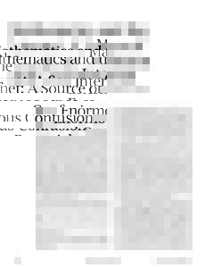 Mathematics and the Internet: A Source of Enormous Confusion and Great Potential Walter Willinger, David Alderson, and John C. Doyle
