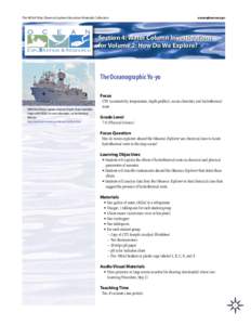 The NOAA Ship Okeanos Explorer Education Materials Collection  o c