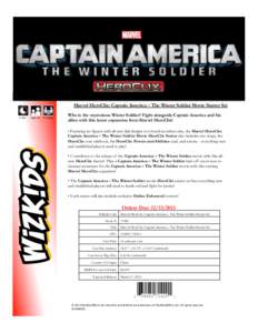 Marvel HeroClix: Captain America – The Winter Soldier Movie Starter Set 