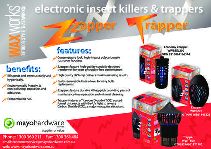 Waxworks Zzappers & Trapper