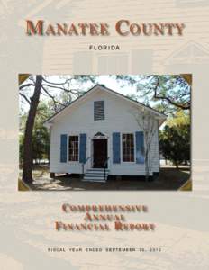 M anatee C ounty florida Comprehensive Annual Financial Report