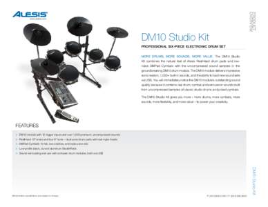 DM10 Studio Kit  PRODUCT OVERVIEW  www.alesis.com