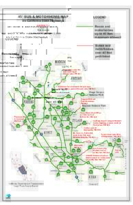 45’ BUS & MOTORHOME MAP  LEGEND on California State Highways DISTRICT 6