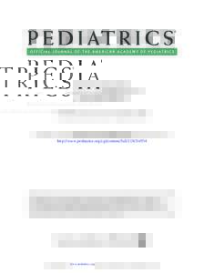 Newborn Screening Fact Sheets Celia I. Kaye and and the Committee on Genetics Pediatrics 2006;118;[removed]DOI: [removed]peds[removed]This information is current as of September 6, 2006
