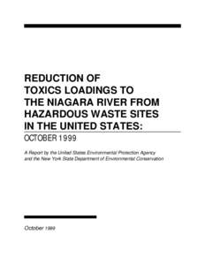 Niagara Falls /  New York / Soil contamination / Love Canal / Environmental remediation / Lewiston /  New York / Niagara River / Niagara Falls /  Ontario / Buffalo /  New York / Niagara Falls / New York / Pollution / Buffalo – Niagara Falls metropolitan area