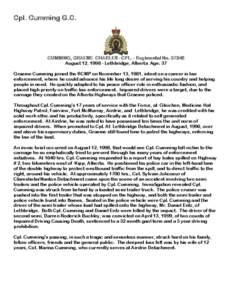 Highway patrol / Claresholm /  Alberta / Lethbridge