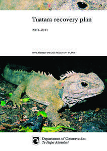 Tuatara recovery plan[removed]