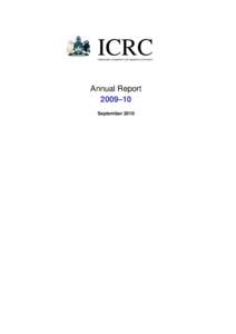 ICRC Annual Report[removed]