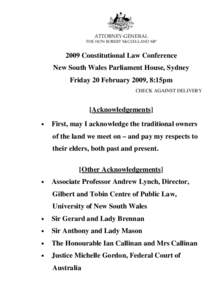 Microsoft Word - Speech to 2009 Constitutional Law Conference re implied co–