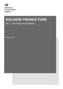 Get Britain Building: Due Diligence Guidance