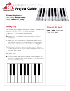 Spectrum Glass presents: The System 96® Glass Craft Program Project Guide