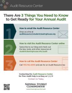 Audit Resource Center  There Are 3 Things You Need to Know to Get Ready for Your Annual Audit  1 23