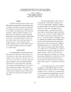 AN ENDOGENOUS P R I O R I T Y M O D E L FOR LOAD C O N T R O L IN COMBINED BATCH - I N T E R A C T I V E C O M P U T E R SYSTEMS Carl E. Landwehr Computer Sciences Corporation 6565 A r l i n g t o n B o u l e v a r d F a