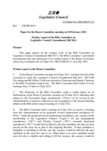 立法會 Legislative Council LC Paper No. CB[removed]Ref  : CB2/BC/6/10