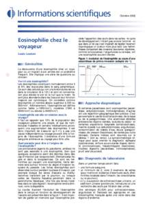 Informations scientifiques Eosinophilie chez le voyageur Louis Loutan  Généralités