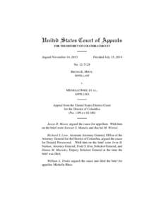 United States Court of Appeals FOR THE DISTRICT OF COLUMBIA CIRCUIT Argued November 14, 2013  Decided July 15, 2014