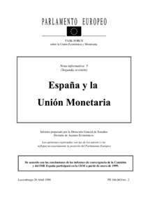 TASK-FORCE sobre la Unión Económica y Monetaria