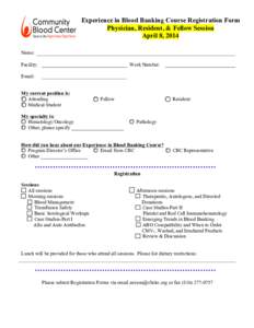 Microsoft Word - Physician Resident & Fellow Registration Form Revdoc