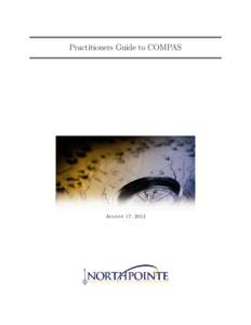 Practitioners Guide to COMPAS  August 17, 2012 Contents Table of Contents