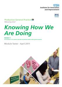NHS Institute for Innovation and Improvement / Productivity / Health / Healthcare / Medical ethics / NHS Constitution for England / NHS Evidence / Business / Technology / National Health Service
