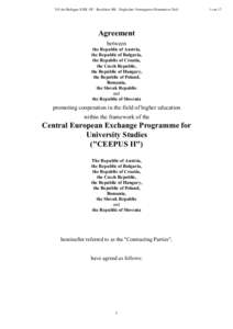 345 der Beilagen XXII. GP - Beschluss NR - Englischer Vertragstext (Normativer Teil)  Agreement between the Republic of Austria, the Republic of Bulgaria,