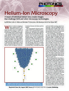 Electron microscopy / Microscopes / Focused ion beam / Electron microscope / Transmission electron microscopy / Scanning electron microscope / Low-energy ion scattering / Optical microscope / Microscopy / Scientific method / Science / Chemistry