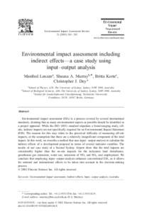 Environmental Impact Assessment Review[removed] – 282 www.elsevier.com/locate/eiar Environmental impact assessment including indirect effects—a case study using