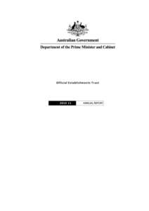 Official Establishments Trust Annual Report[removed]
