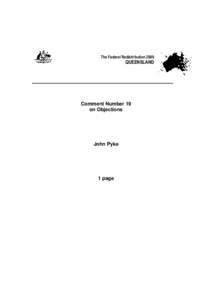John Pyke / Redistribution / Oceania / Education in Australia / Australia / Boondall / Nundah /  Queensland / Redcliffe City /  Queensland