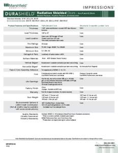 Radiation Shielded Doors - Non-Rated & 20min Neutral Pressure, Positive Pressure, Environmental Standard Models: DXR, DCLXR, WXR Environmental Models: EDXR, EDXRUF, EDCLXR, EDCLXRUF, EWXRUF Particleboard Core