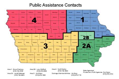 Public Assistance Contacts Lyon Osceola  Sioux