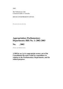 Government procurement in the United States / Parliament of Singapore / Appropriation bill / Appropriation / Law / Politics / Combet v Commonwealth / Consolidated Fund / Government of the United Kingdom / Government