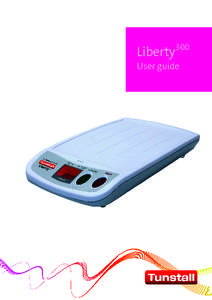 Liberty300 User guide Notes  For installation instructions visit www.tunstallhealthcare.com.au