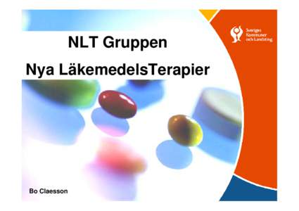 NLT Gruppen Nya LäkemedelsTerapier Bo Claesson  NLT - gruppen