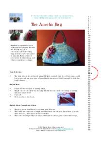 A crochet obsessive with a crush on ancient rome… http://littlegreen.typepad.com/romansock/ The Amelia Bag  Inspired by carpet bags, in