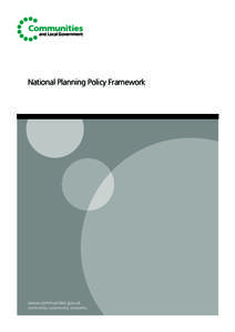 National Planning Policy Framework