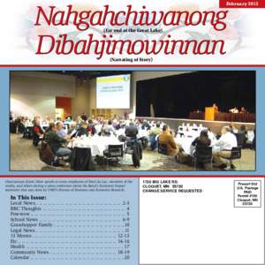 Wisconsin / Fond du Lac / Jim Northrup / Ojibwe people / Duluth /  Minnesota / Ojibwe language / Lake Superior Chippewa / First Nations / Ojibwe / Minnesota