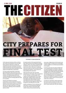 the Citizen 23 May 2014 Issue 30  City prepares for