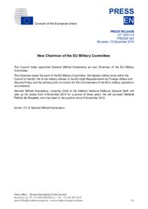 Council of the European Union  PRESS EN PRESS RELEASE ST[removed]
