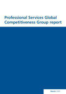 Professional Services Global Competitiveness Group report