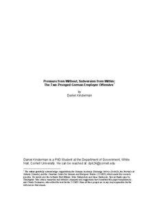 Peter Hall / Varieties of Capitalism / David Soskice / Economic systems / Economies / Industrial relations / Market / Political economy / Employment / Economics / Economic ideologies / Capitalism