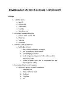 Microsoft Word - Developing an Effective Safety and Health System.docx