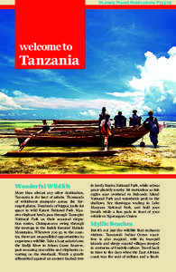 ©Lonely Planet Publications Pty Ltd  Welcome to Tanzania