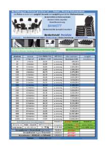 Bei Zahlung per Vorkasse gewähren wir 3 % Rabatt=3 Prozent Vorkasserabatt Alle Preise verstehen sich zuzüglich Versand und zuzüglich gesetzlicher Mehrwertsteuer Bankettstühle mit Reihenverbinder Bankett Stühle stape