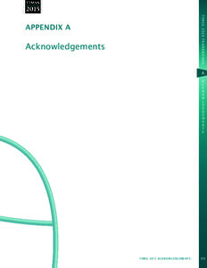 TIMSS 2015 FRAMEWORKS:  APPENDIX A Acknowledgements