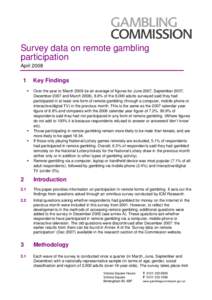 ICM Omnibus Survey - June 2007 to March 2008