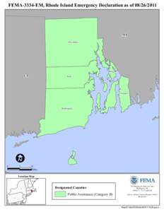 FEMA-3334-EM, Rhode Island Emergency Declaration as of[removed]MA Providence  Bristol
