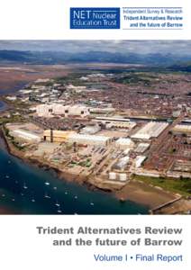 Trident Alternatives Review andIndependent the future of Barrow Survey & Research Trident