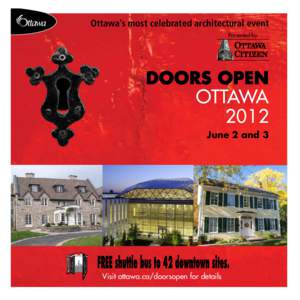 Ottawa’s most celebrated architectural event Presented bypar